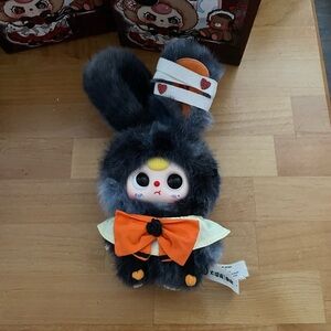 Halloween castle adventure BB3 - Cute Plush Bunny with Orange Bow